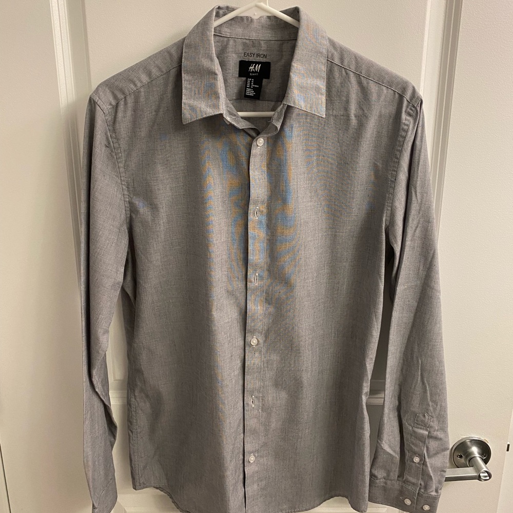 Light grey H&M long sleeve shirt